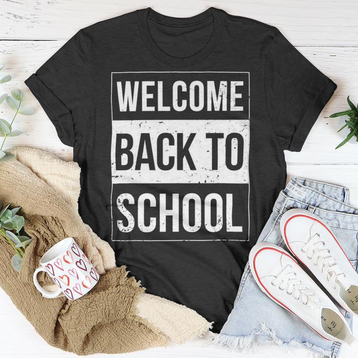 Welcome Back To School Funny Teacher 492 Shirt Unisex T-Shirt Funny Gifts