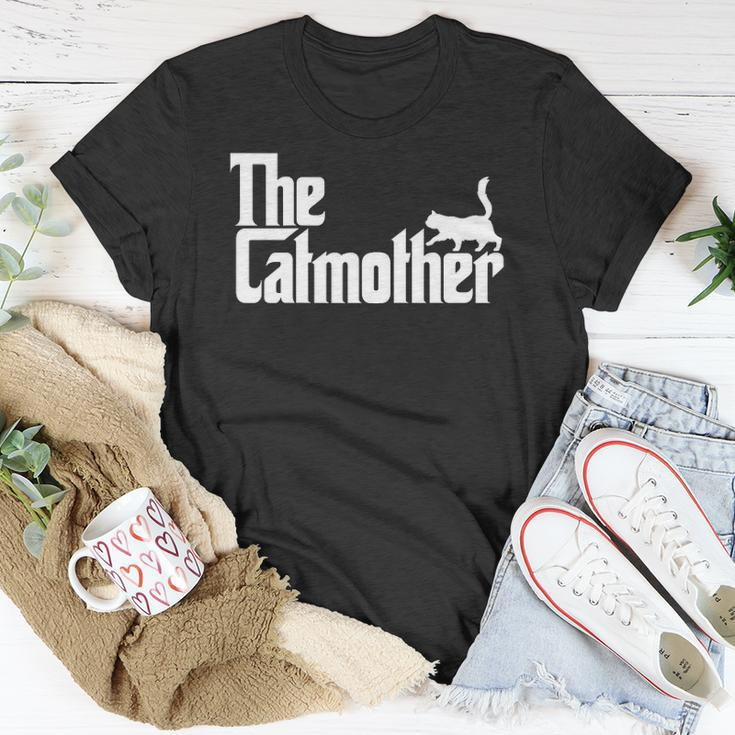 Womens Funny Cat Mom The Catmother Mothers Day Unisex T-Shirt Unique Gifts