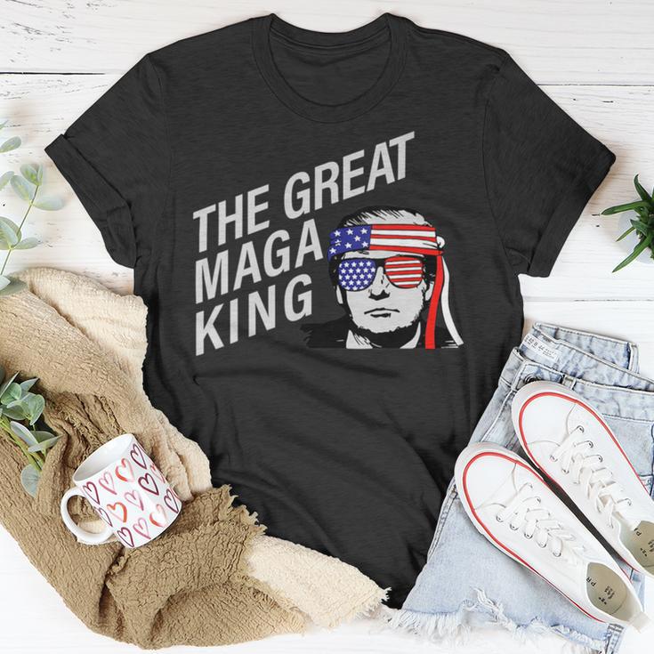 Womens The Great Maga King Trump Ultra Maga Unisex T-Shirt Funny Gifts