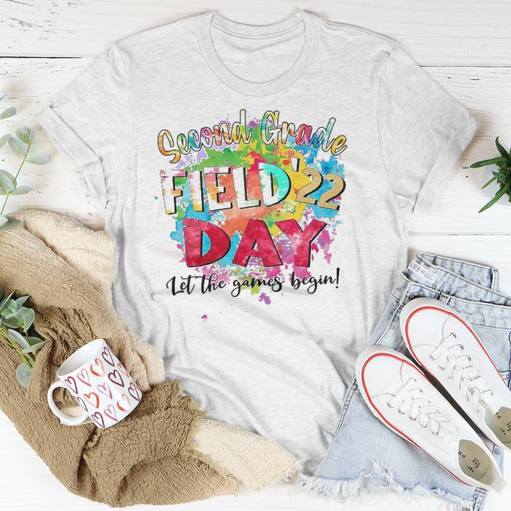 2Nd Grade Field Day 2022 Let The Games Begin Kids Teachers Unisex T-Shirt Unique Gifts