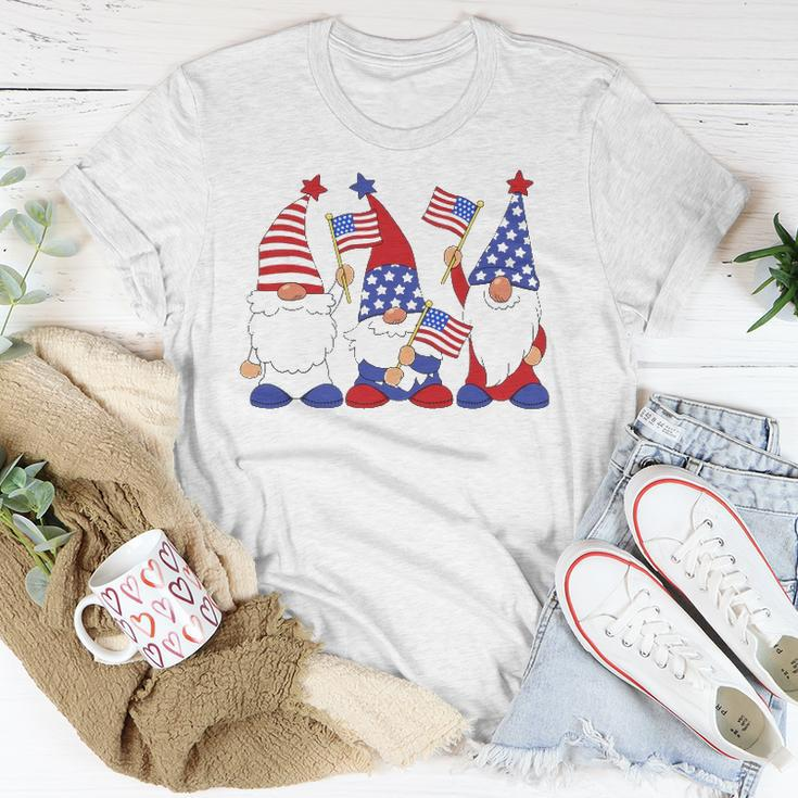 4Th Of July 2022 Patriotic Gnomes Funny American Usa Unisex T-Shirt Unique Gifts