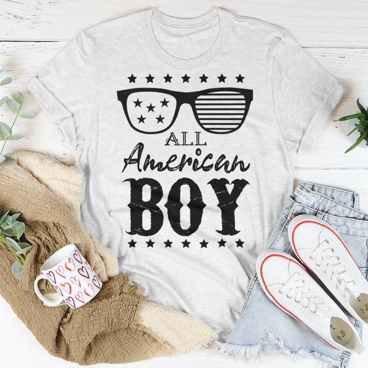 All American Boy 4Th Of July Boys Kids Sunglasses Family Unisex T-Shirt Funny Gifts