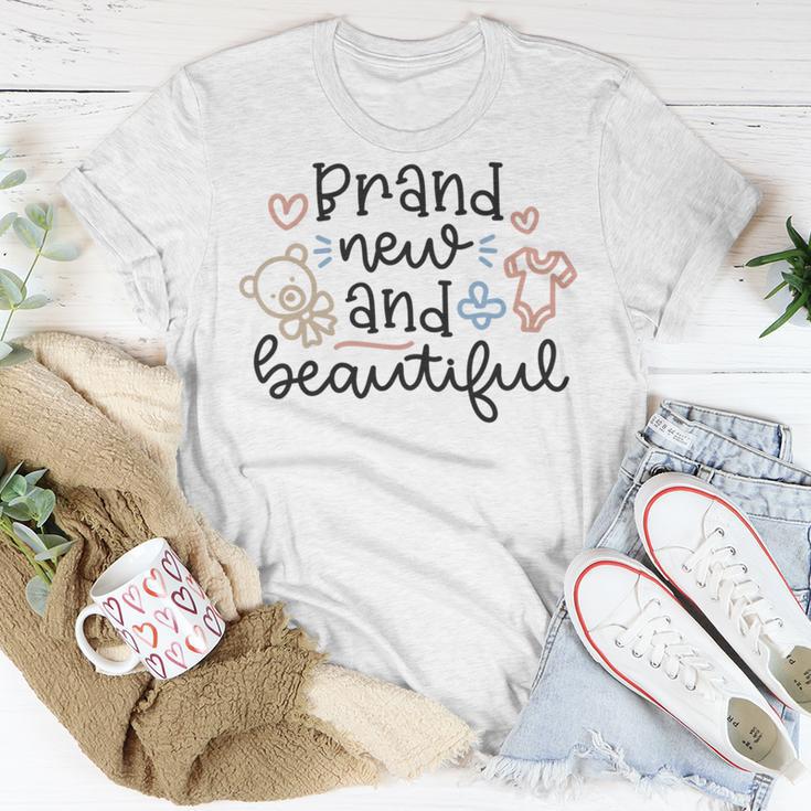 Baby Shower Text Design Brand New And Beautiful Unisex T-Shirt Funny Gifts