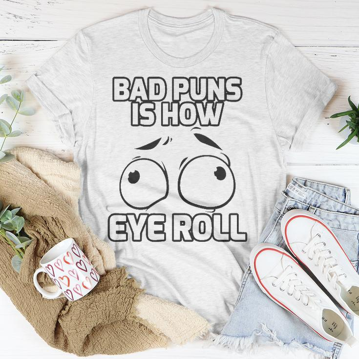Bad Puns Quote Gifts English Teacher Prove It Text Grammar Unisex T-Shirt Unique Gifts