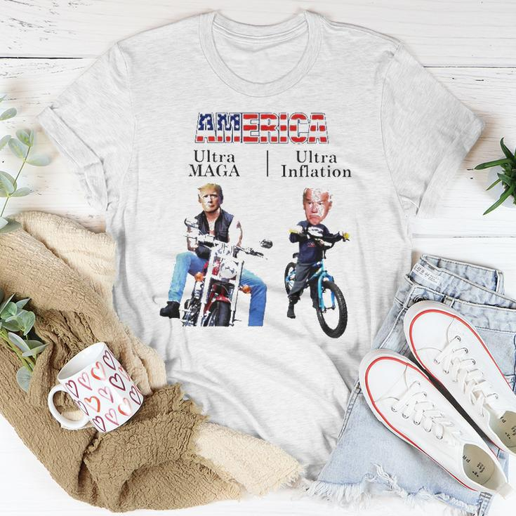 Best America Trump Ultra Maga Biden Ultra Inflation Unisex T-Shirt Unique Gifts