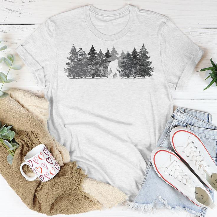 Bigfoot In The Forest Unisex T-Shirt Funny Gifts