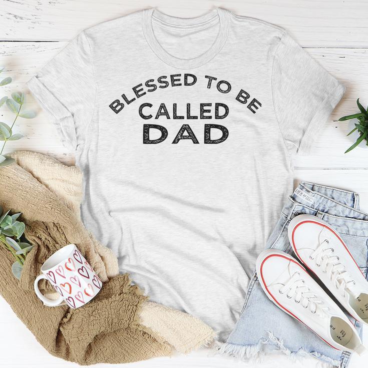 Blessed To Be Called Dad Sticker Unisex T-Shirt Funny Gifts