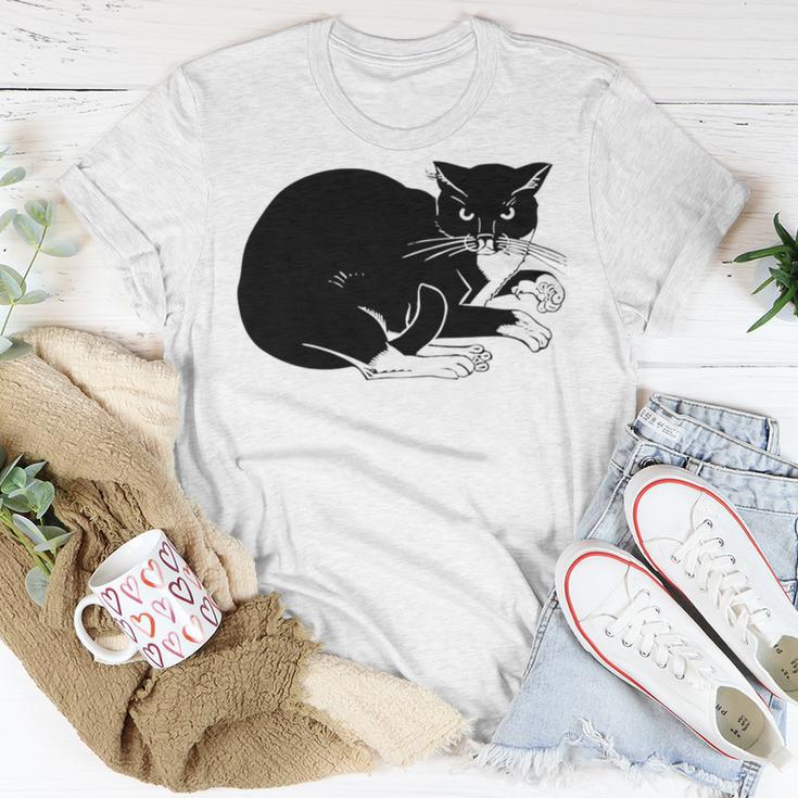 Cat Cut Cat Cat Lovers Black Cat Funny Cat Birthday Cat Gift Cat Danger Kitty V3 Unisex T-Shirt Funny Gifts