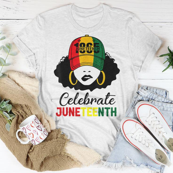 Celebrate Junenth 1865 Black Girl Magic Melanin Women Unisex T-Shirt Unique Gifts
