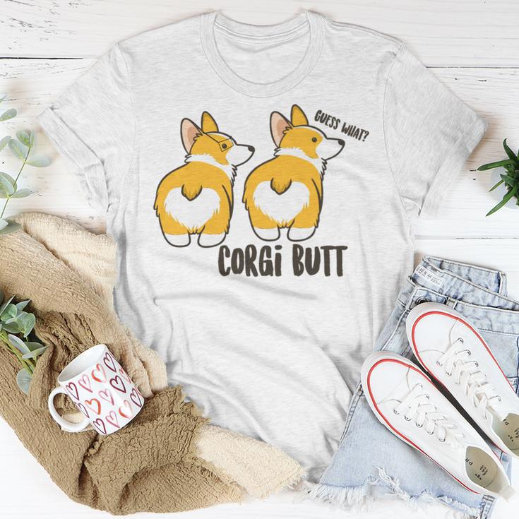 Corgi Set Sticker Design Funny Corgi Set Stickers Unisex T-Shirt Funny Gifts