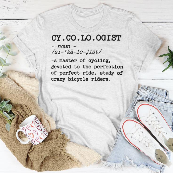 Cycologist Definition Sticker Funny Gift For Cycling Lover Classic Tshirt Unisex T-Shirt Funny Gifts