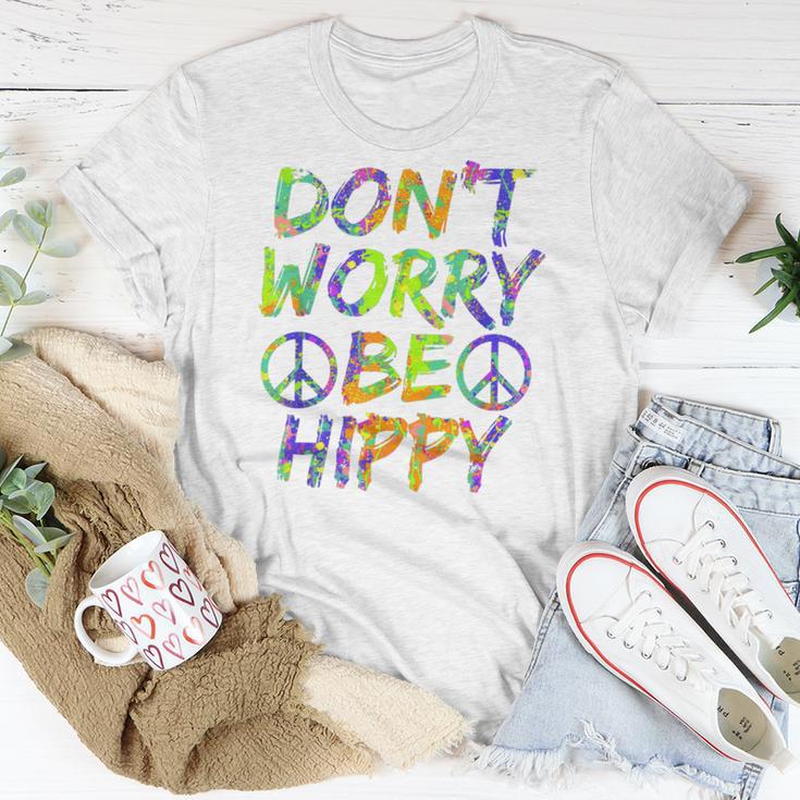 Donut Worry Be Happy Unisex T-Shirt Funny Gifts