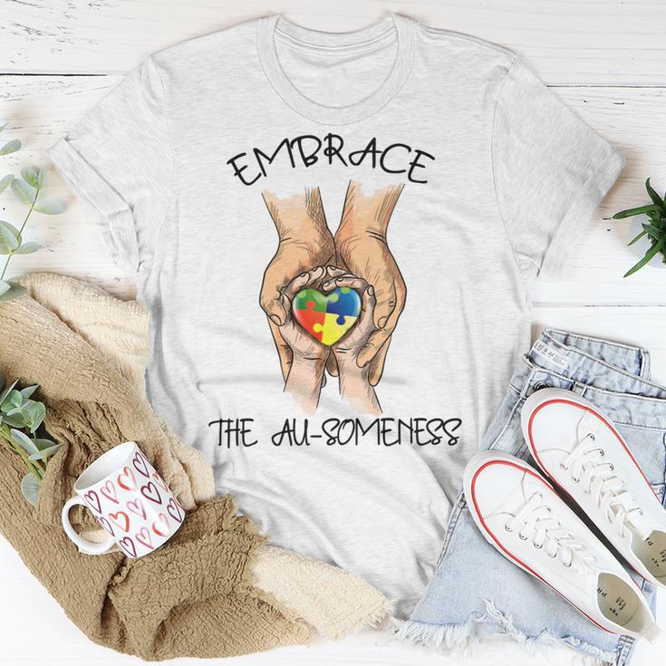 Embrace Ausomeness Unisex T-Shirt Funny Gifts