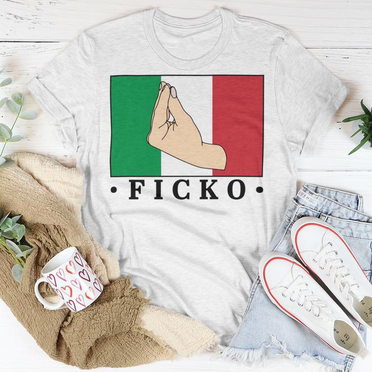 Ficko Italian Hand Sign Unisex T-Shirt Funny Gifts