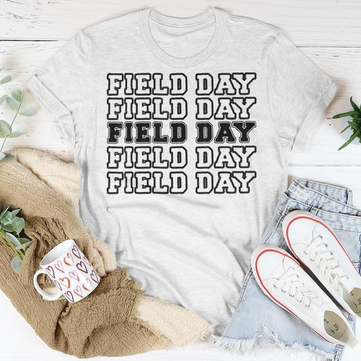 Field Day 2022 Last Day Of School Teacher Kids Yellow Unisex T-Shirt Unique Gifts