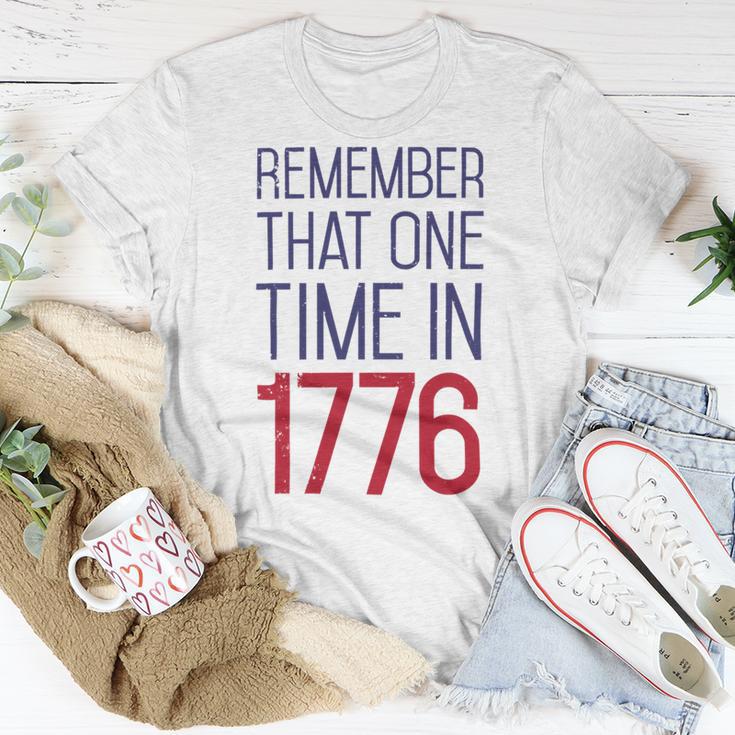 Fourth Of July Remember 1776 Funny 743 Shirt Unisex T-Shirt Funny Gifts