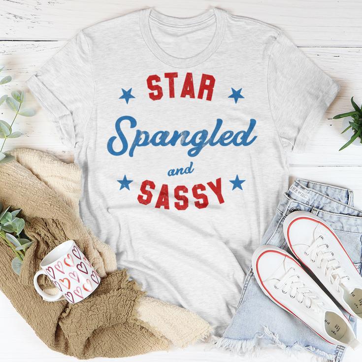 Fourth Of July Star Spangled Sassy Cute 741 Shirt Unisex T-Shirt Funny Gifts