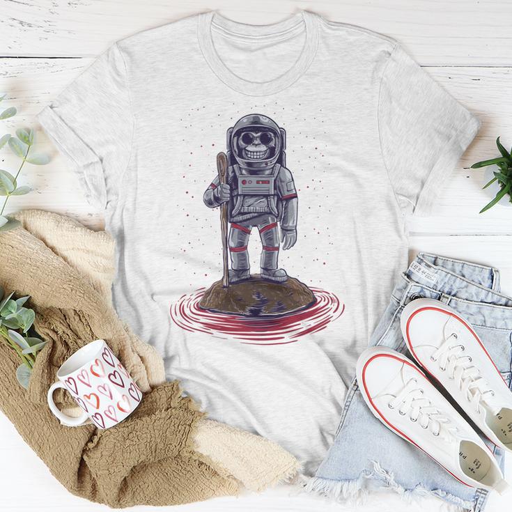 Funny Astronaut Monkey V3 Unisex T-Shirt Funny Gifts