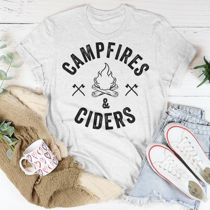 Funny Campfires Ciders Camping 58 Shirt Unisex T-Shirt Funny Gifts