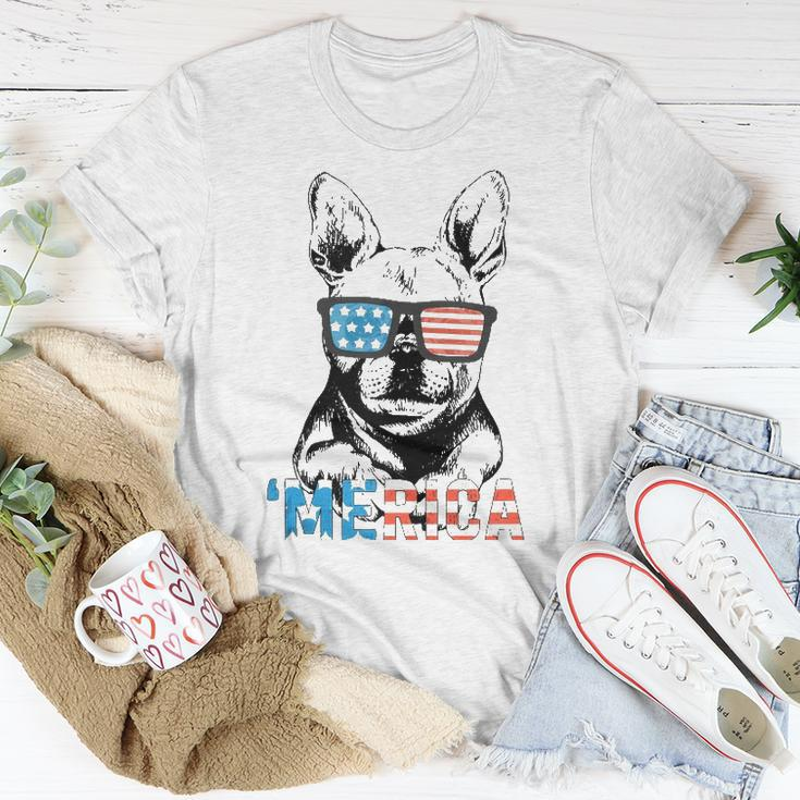 Funny Frenchie Merica Gift Boys Girls Dog Lover 4Th July Unisex T-Shirt Unique Gifts
