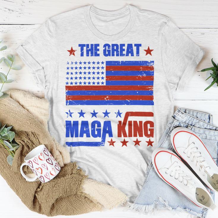 Funny The Return Of The Ultra Maga King Flag Gift Unisex T-Shirt Funny Gifts