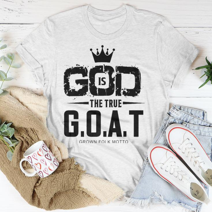 God Is The Greatest Of All Time GOAT Inspirational Unisex T-Shirt Unique Gifts