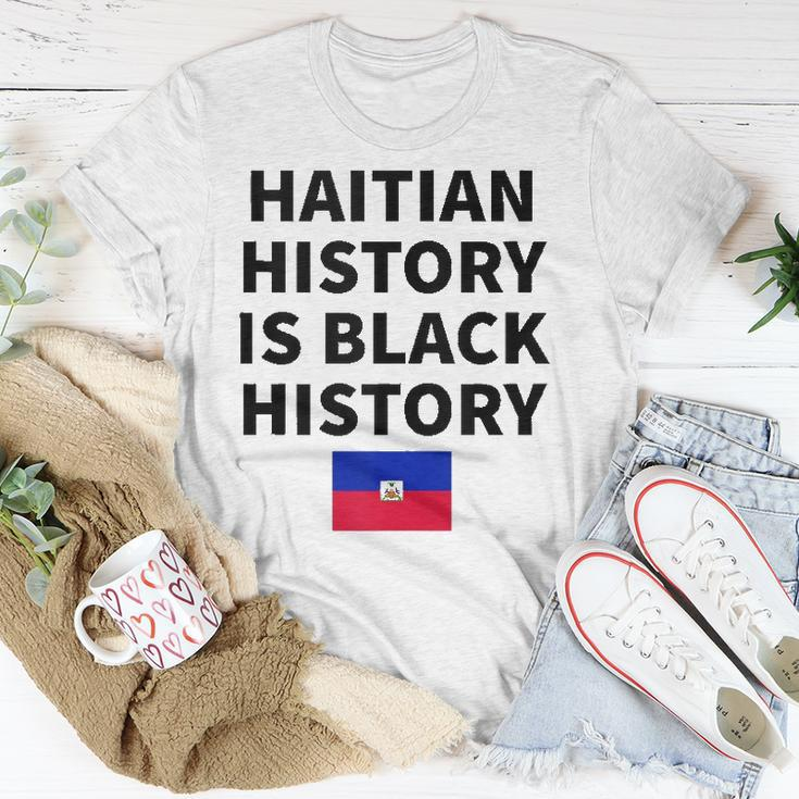 Haitian History Is Black History Haiti Zoe Pride Flag Day T-shirt Personalized Gifts