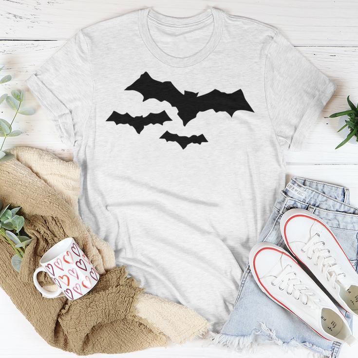 Halloween Scary Vampire Bats Pattern Unisex T-Shirt Funny Gifts