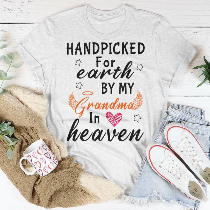 Handpicked Earth Grandma Heaven Unisex T-Shirt Funny Gifts