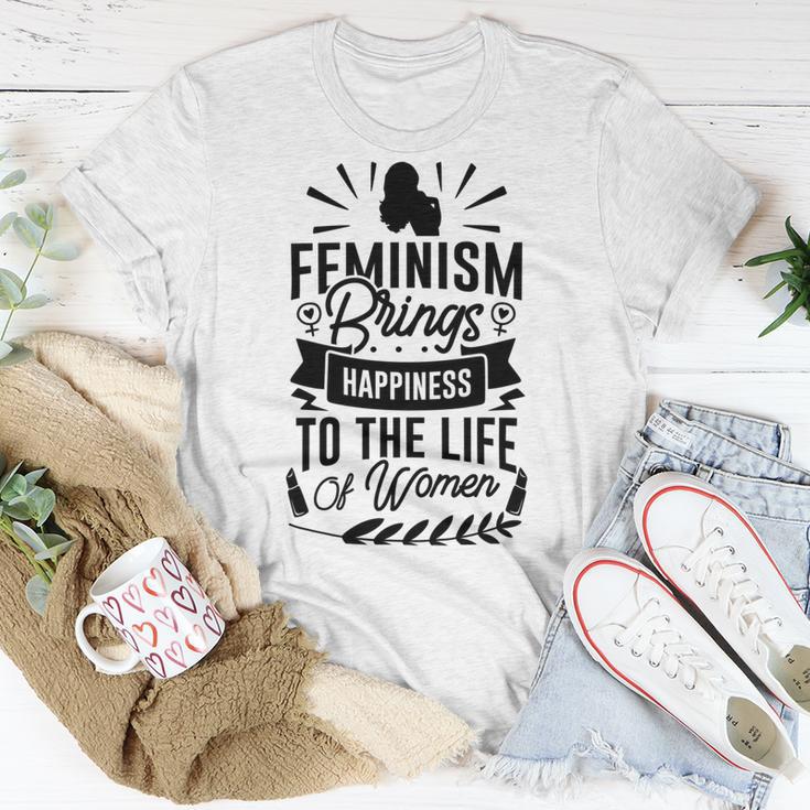 Happy Feminist Unisex T-Shirt Funny Gifts