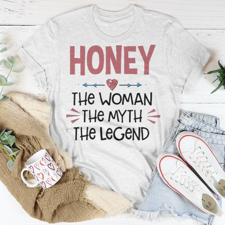 Honey Grandma Honey The Woman The Myth The Legend T-Shirt Funny Gifts