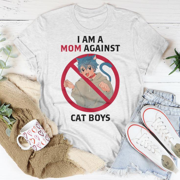 I Am A Mom Against Cat Boys V2 Unisex T-Shirt Funny Gifts