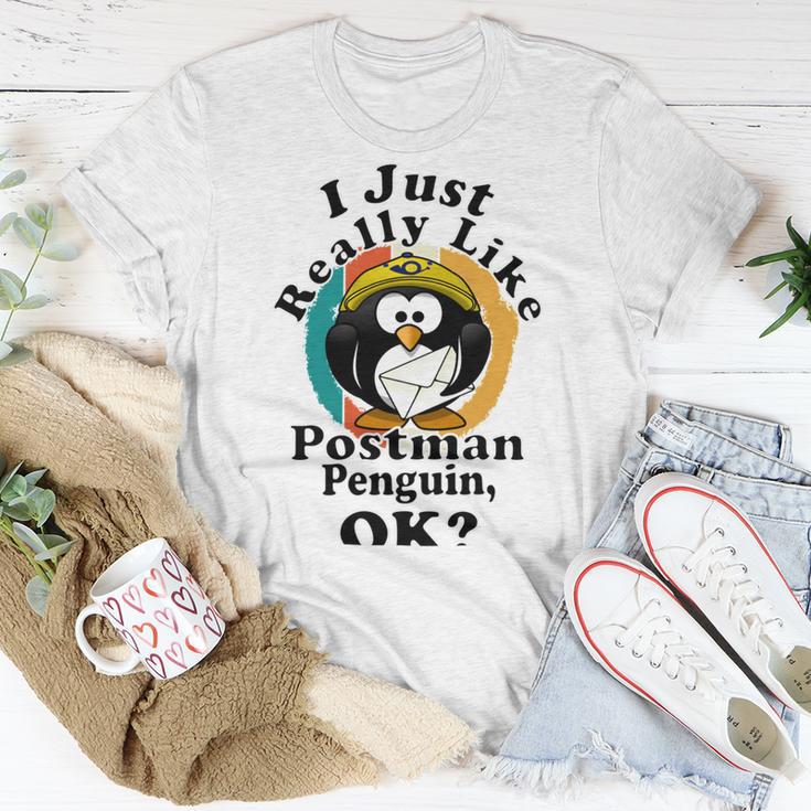 I Really Like Postman Penguin Ok Unisex T-Shirt Funny Gifts