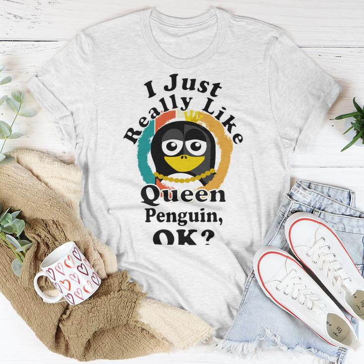 I Really Like Queen Penguin Ok Unisex T-Shirt Funny Gifts