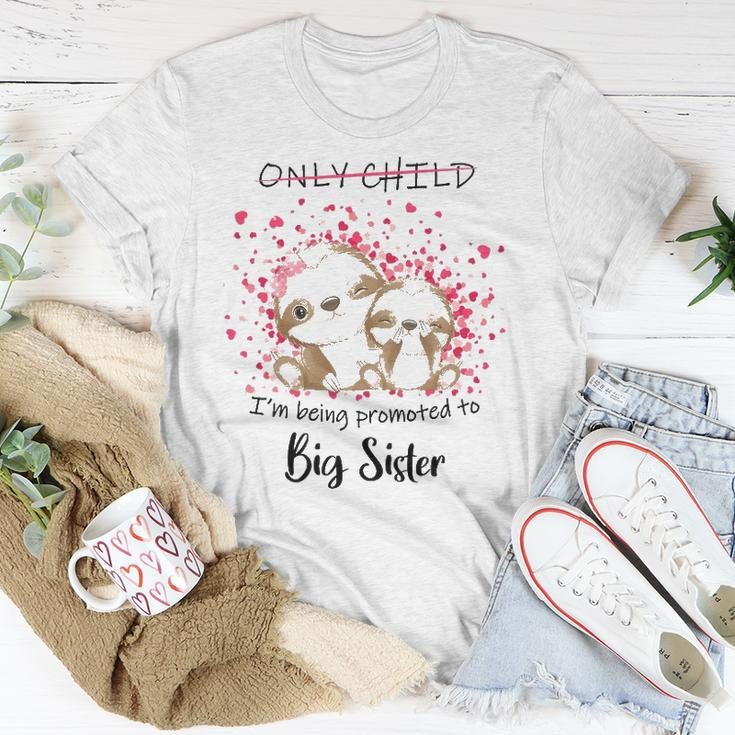 Im Being Promoted To Big Sister 2022 Pregnancy Announcement Unisex T-Shirt Unique Gifts