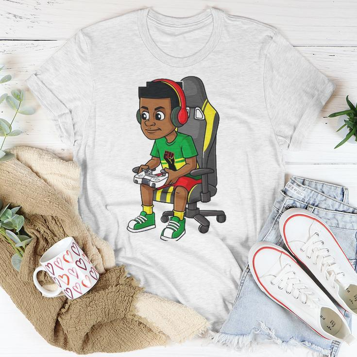 Juneteenth Gamer Funny Boys Kids Teens Gaming Unisex T-Shirt Unique Gifts