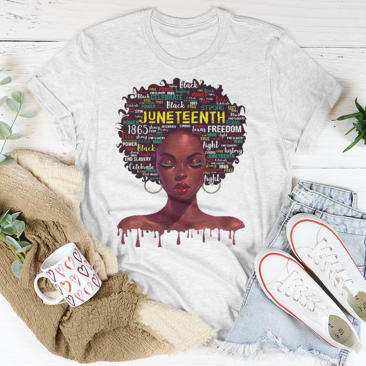 Juneteenth S For Women Afro Beautiful Black Pride 2022 African American Unisex T-Shirt Unique Gifts