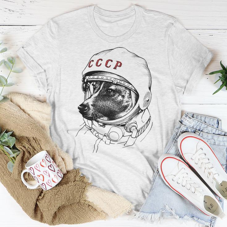 Laika Space Traveler Unisex T-Shirt Funny Gifts