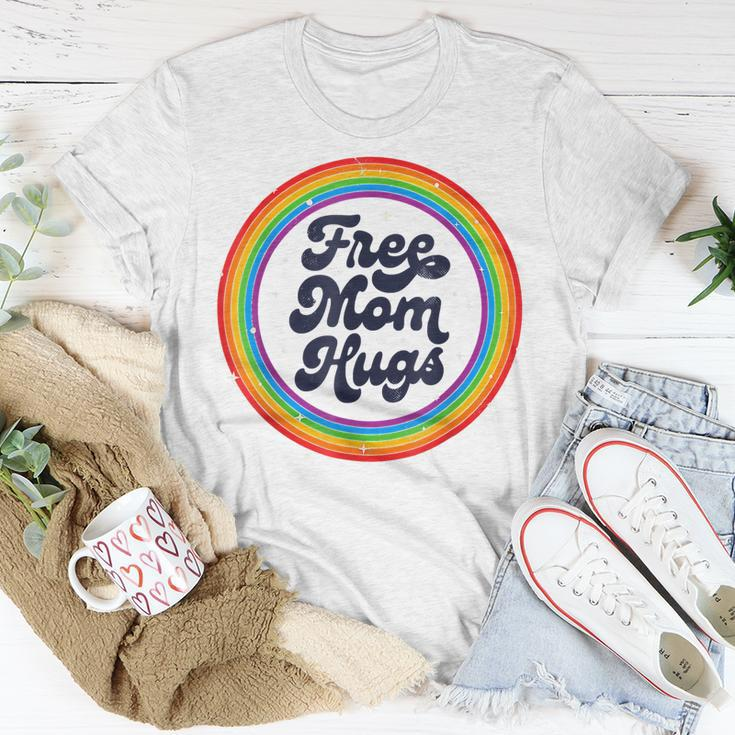Lgbtq Free Mom Hugs Gay Pride Lgbt Ally Rainbow Lgbt Unisex T-Shirt Unique Gifts