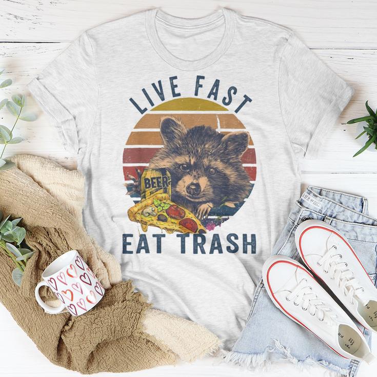 Live Fast Eat Trash 789 Shirt Unisex T-Shirt Funny Gifts