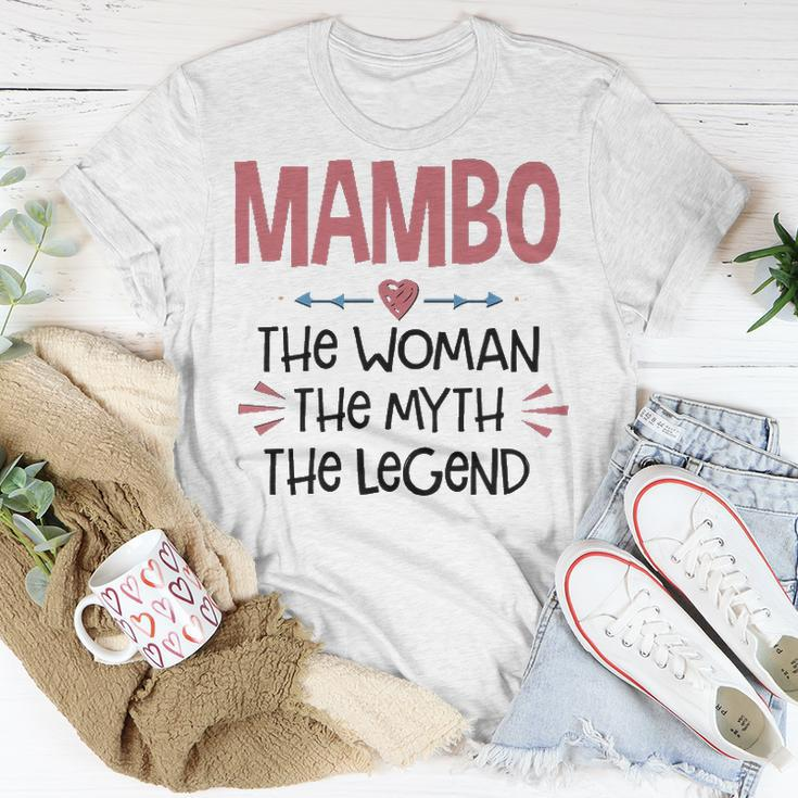 Mambo Grandma Mambo The Woman The Myth The Legend T-Shirt Funny Gifts