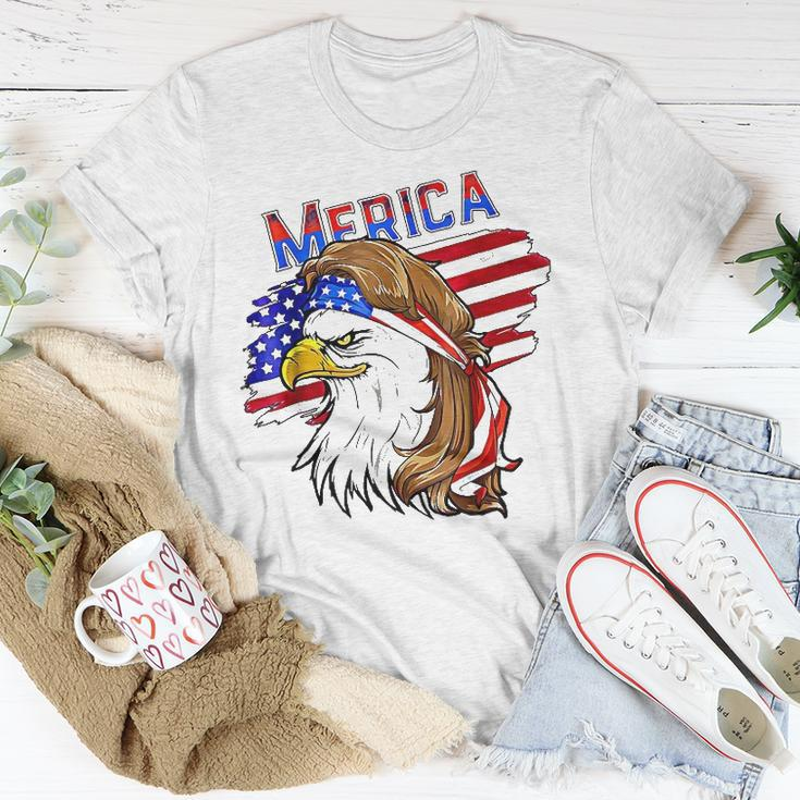 Merica Eagle American Flag Mullet Hair Redneck Hillbilly Unisex T-Shirt Unique Gifts