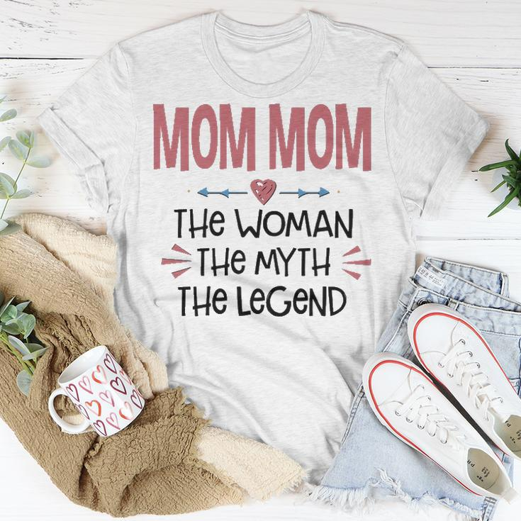 Mom Mom Grandma Mom Mom The Woman The Myth The Legend T-Shirt Funny Gifts