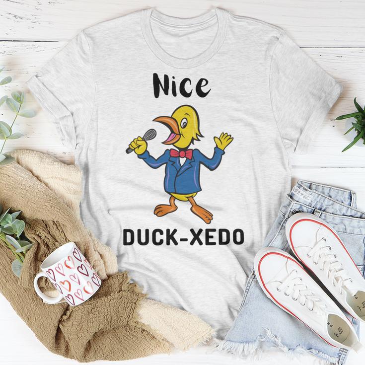 Nice Duckxedo Duck Puns Quack Puns Duck Jokes Puns Funny Duck Puns Duck Related Puns Unisex T-Shirt Funny Gifts