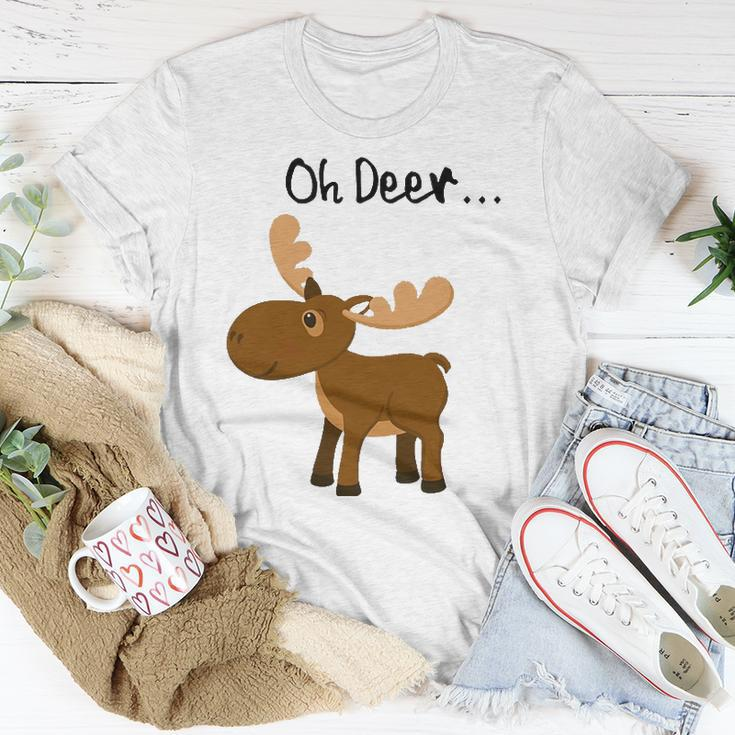 Oh Deer Cute Deer Save Wildlife Unisex T-Shirt Unique Gifts
