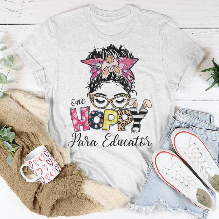 One Hoppy Mama Shirt Gift For Easter Spring Women Easter Women Gifts For Mom Mom One Happy Mama Easte V2 Unisex T-Shirt Funny Gifts