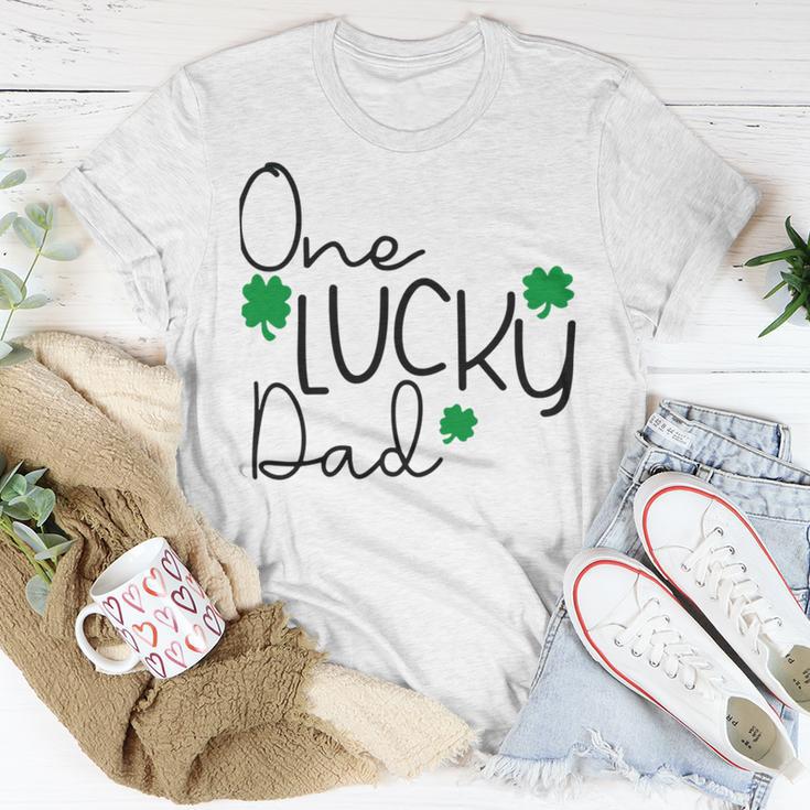 One Lucky Dad Funny St Patrick Day Unisex T-Shirt Funny Gifts