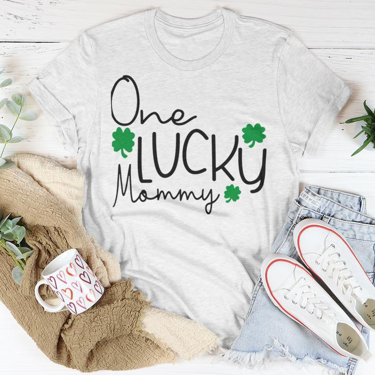 One Lucky Mommy Unisex T-Shirt Funny Gifts