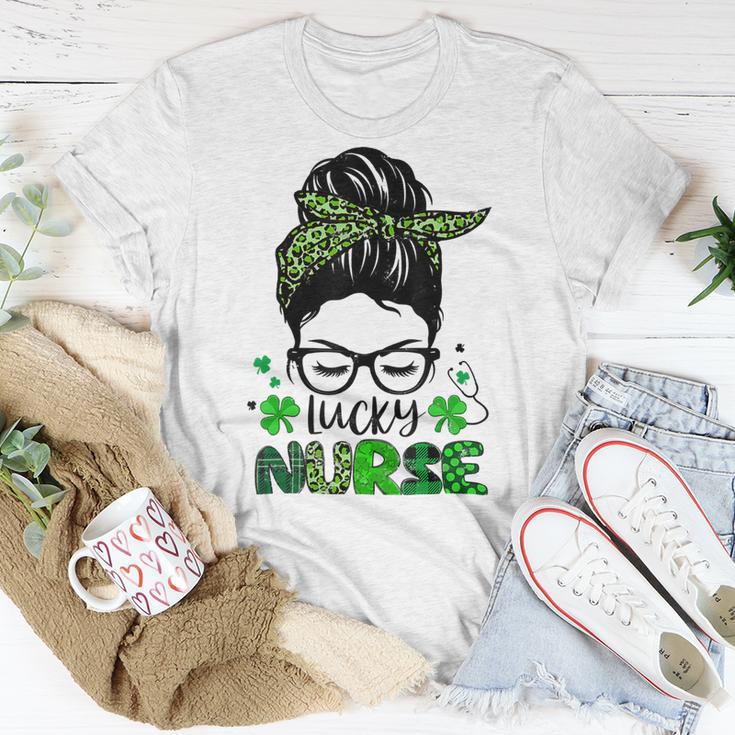 One Lucky Nurse St Patricks Day For Women Funny Nurse Unisex T-Shirt Funny Gifts