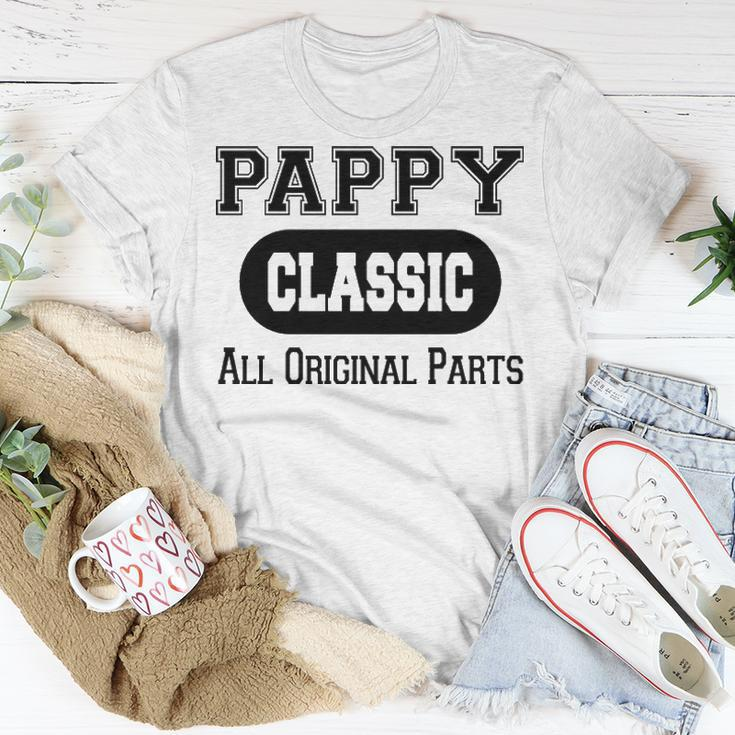 Pappy Grandpa Classic All Original Parts Pappy T-Shirt Funny Gifts